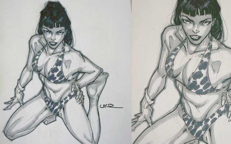 Bettie Page by Uko Smith